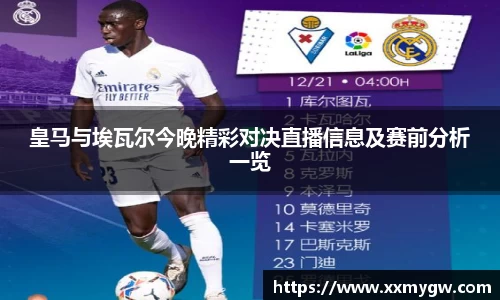 皇马与埃瓦尔今晚精彩对决直播信息及赛前分析一览